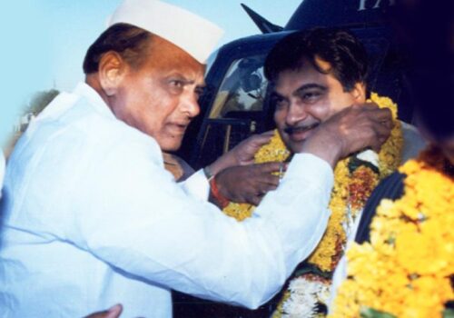 Respected sir with Minister Nitin Gadkari