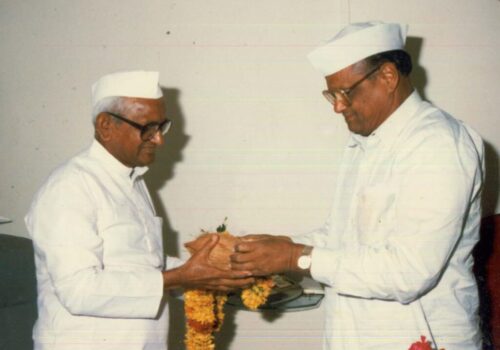 Respected sir with Anna Hazare